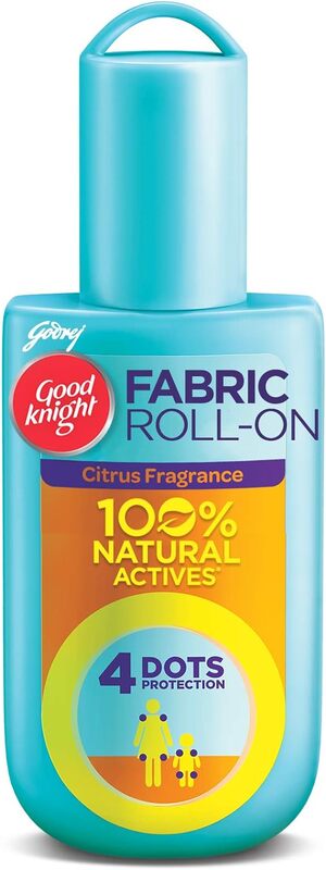 Good Knight Fabric Roll On Citrus Fragrance 8ml